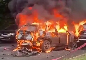 Eksplozija automobila-bombe u kojoj je stradao Damir Davidov kod Moskve