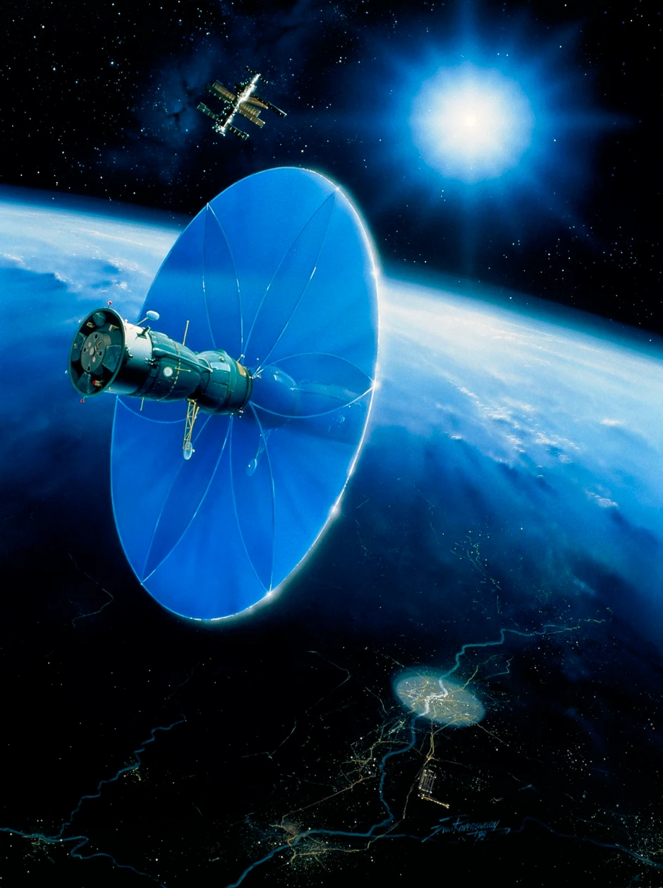 Umetnička vizija Znamje u orbiti