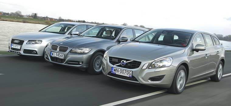 Szukamy prestiżowego kombi z dieslem – używane Audi A4, BMW serii 3 czy Volvo V60?