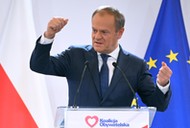 Premier Donald Tusk na Radzie Krajowej PO