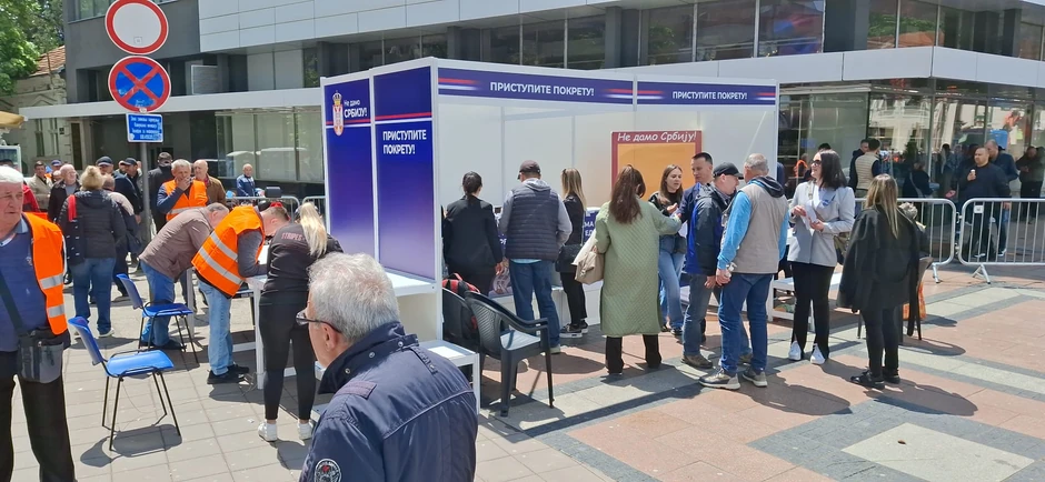 Pripreme za skup u Nišu