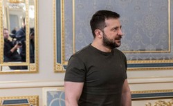 Francuscy studenci zapytali Zełenskiego, jak wyobraża sobie koniec wojny. Co odpowiedział?