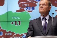 Tusk giełda wzrost PKB