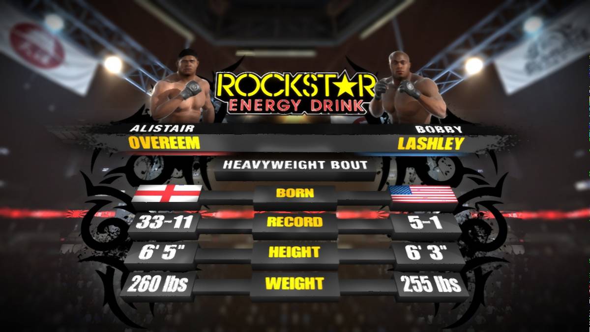 EA Sports MMA - screeny z dema gry