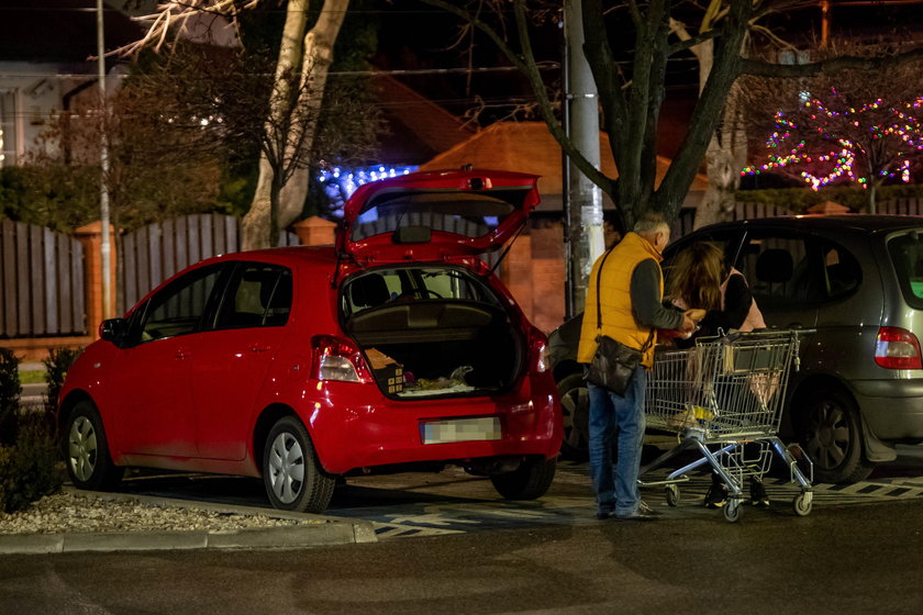 Karol Strasburger z żoną