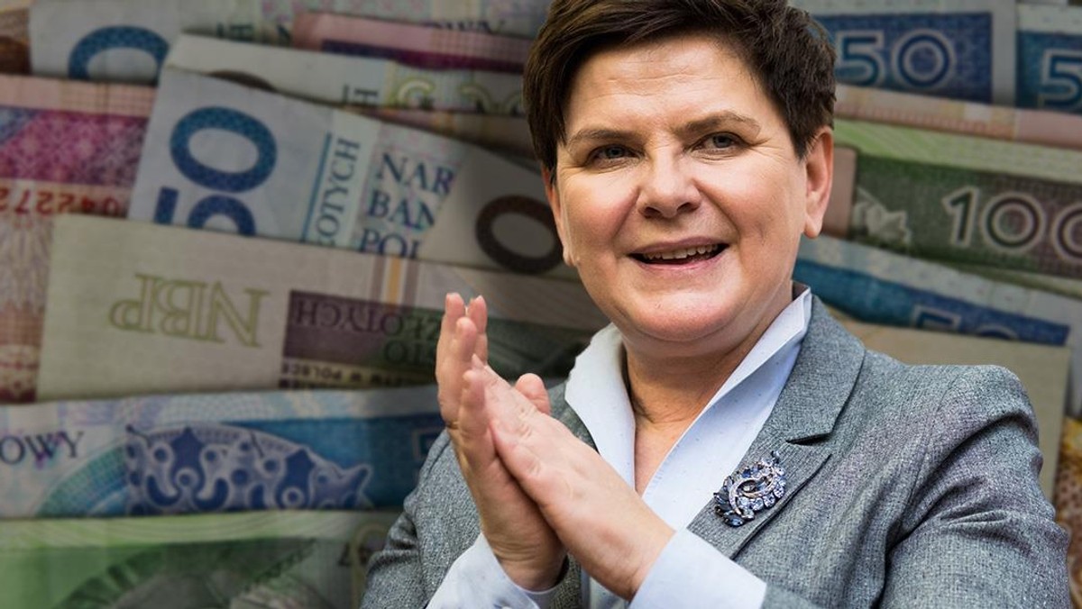 szydło, hajs, kasa, pieniądze, premie, nagrody dla ministrów