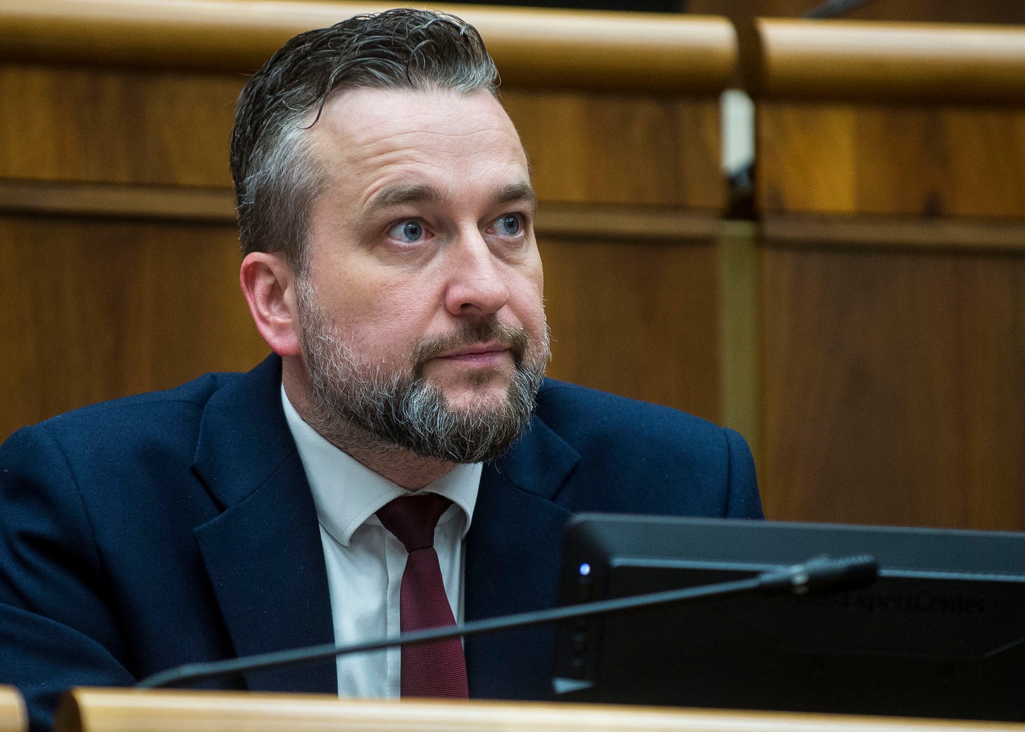 Europoslanec za Smer Ľuboš Blaha.