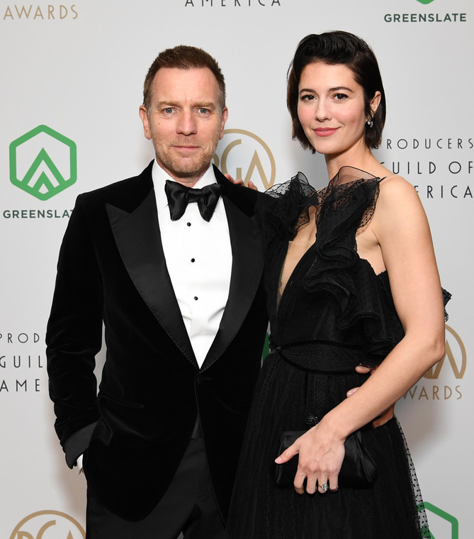 Ewan McGregor i Mary Elizabeth Winstead na gali Producers Guild Awards w marcu 2022 r. 