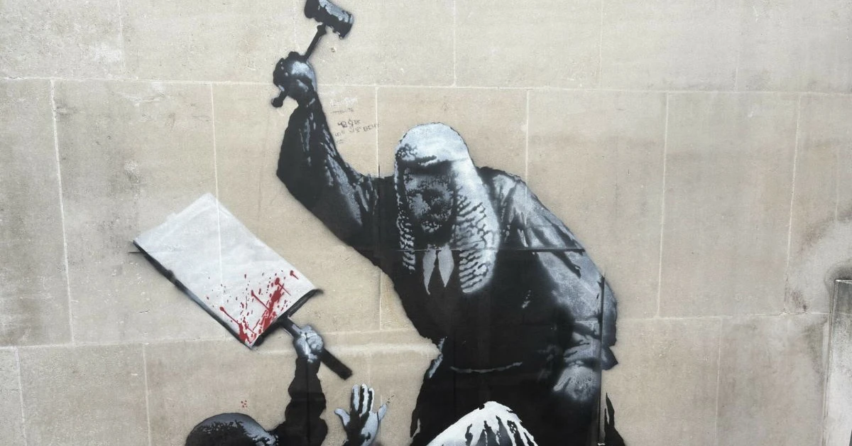 Nowe dzieło Banksy’ego w Londynie. Artysta znów zaskoczył świat