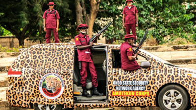 Amotekun corps members (The Africa Report)