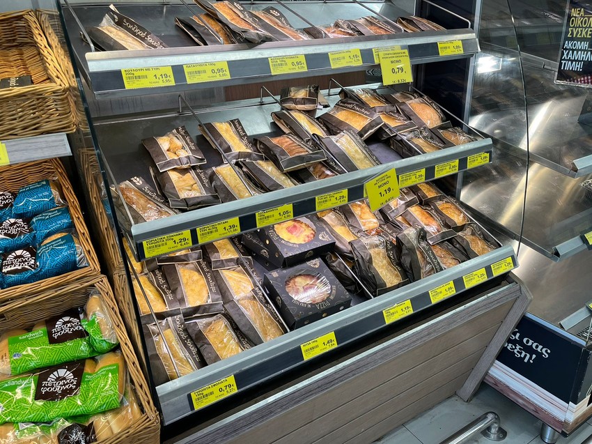 Cene u grčkim marketima u Pefkohoriju 2024. godine