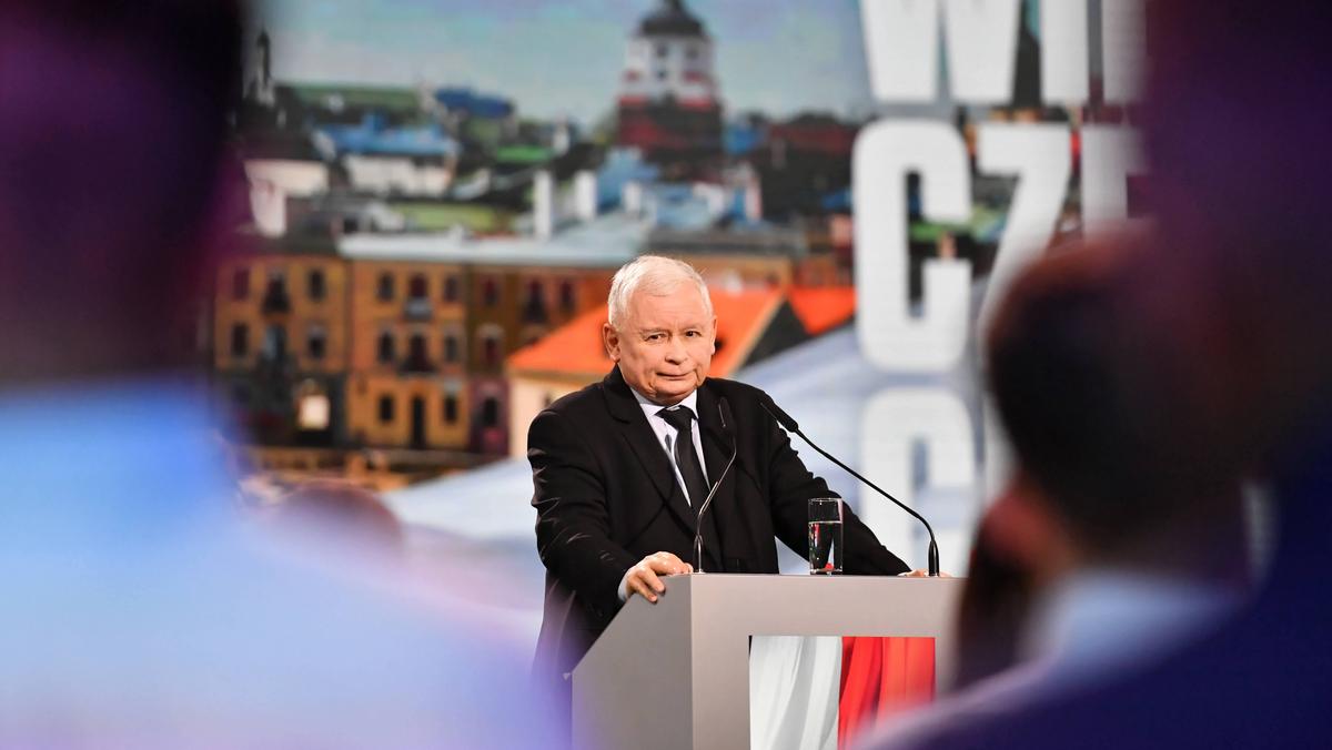 Jarosław Kaczyński na Konwencji Forum Młodych PiS 