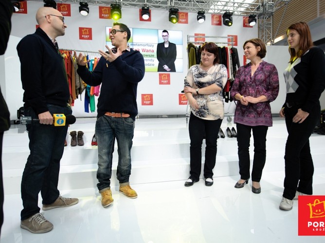 Gok Wan z uczestniczkami metamorfoz.