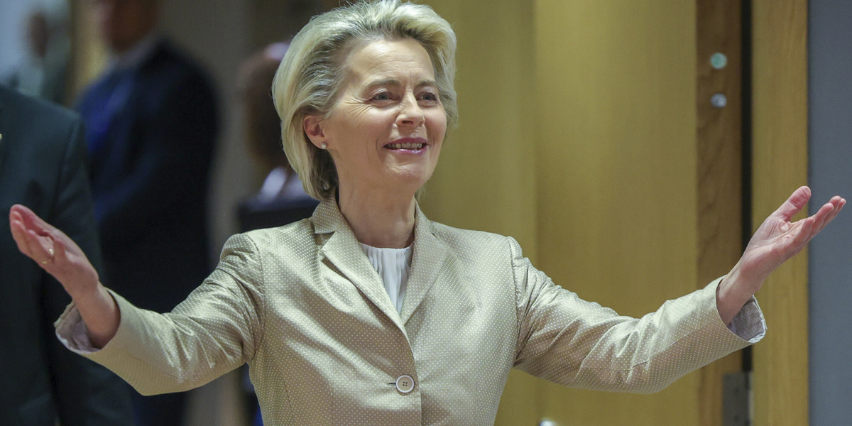 Przewodnicząca KE Ursula von der Leyen.