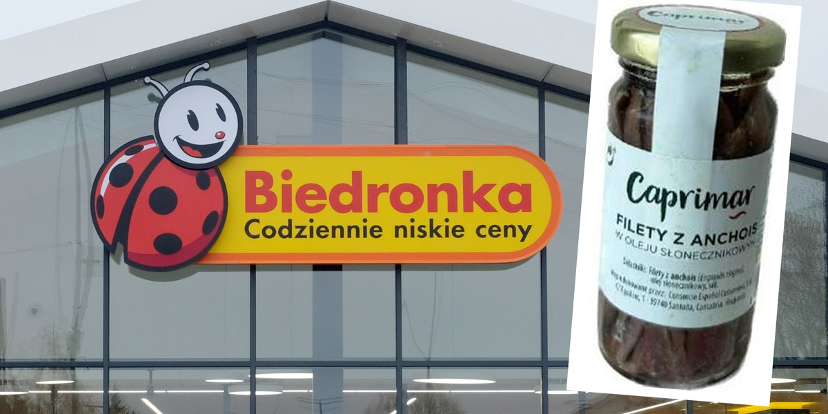 Spożycie filetów z anchois w oleju  z Biedronki może stanowić ryzyko dla zdrowia.