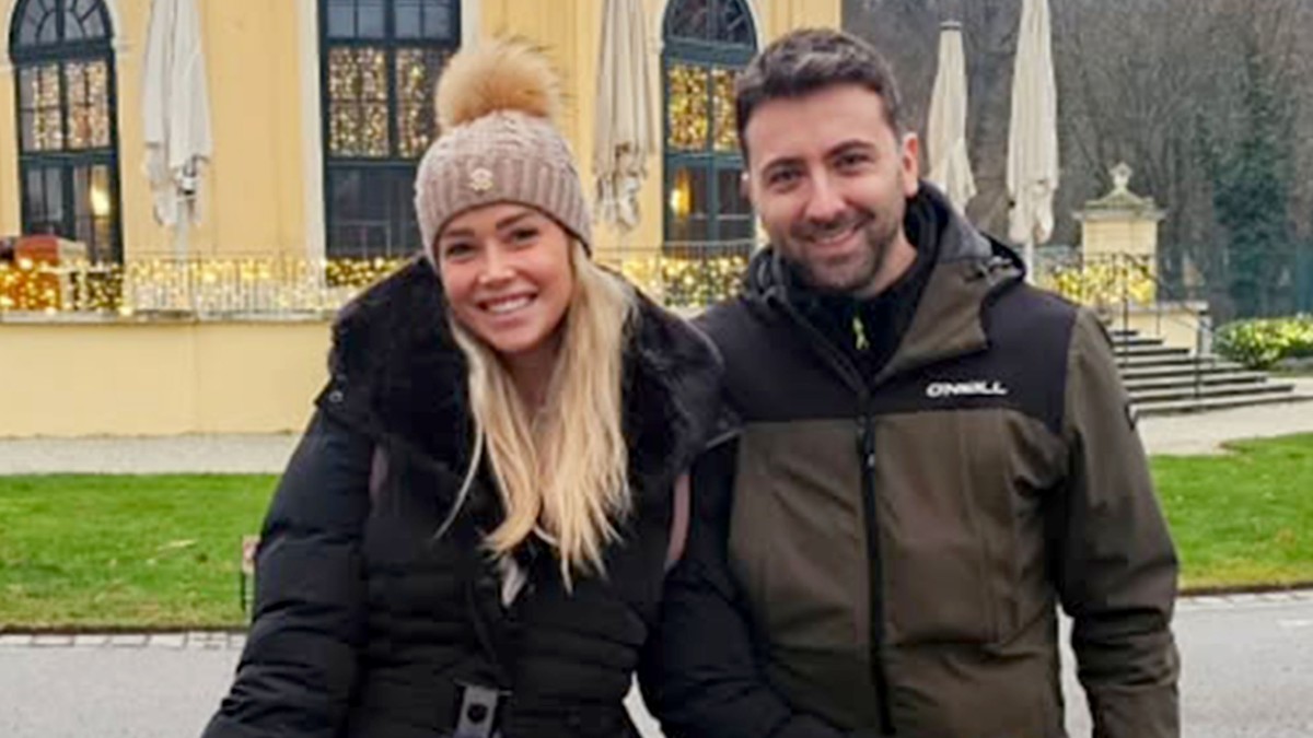 Stefan Petrušić sa ženom