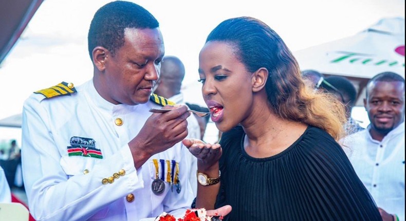 Governor Alfred Mutua and Lillian Nganga