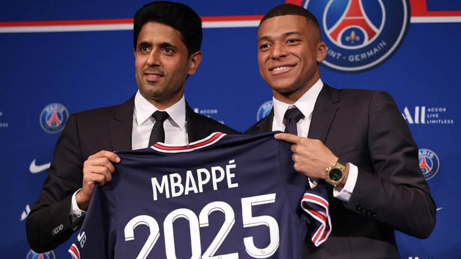 Nasser Al-Khelaifi i Kylian Mbappe