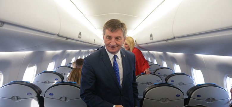 Ponad sto lotów Kuchcińskiego w 16 miesięcy. Dokumenty za lata 2016-2017 zostały zniszczone