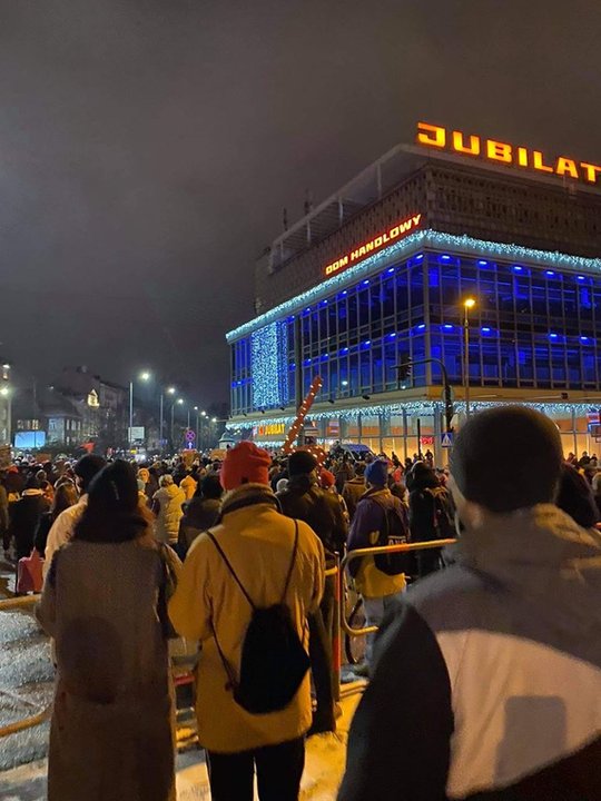 Kraków - Protesty przeciwko decyzji TK 