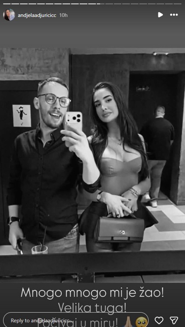 Marko Pantić i Anđela Đuričić (Foto: Instagram/andjeladjuricicc)