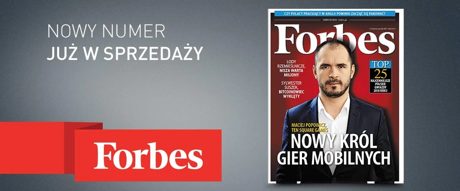 Najnowszy „Forbes" już w sprzedaży!