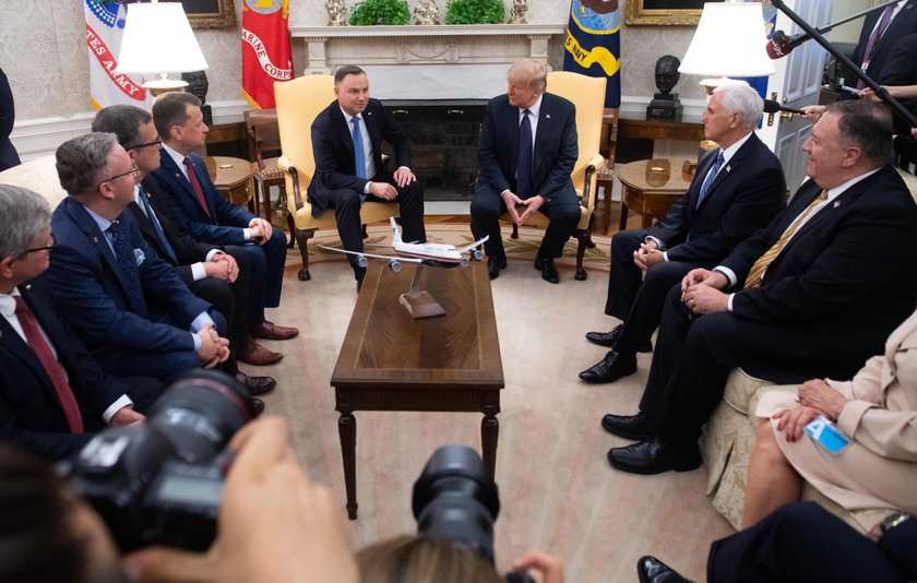 Donald Trump i Andrzej Duda