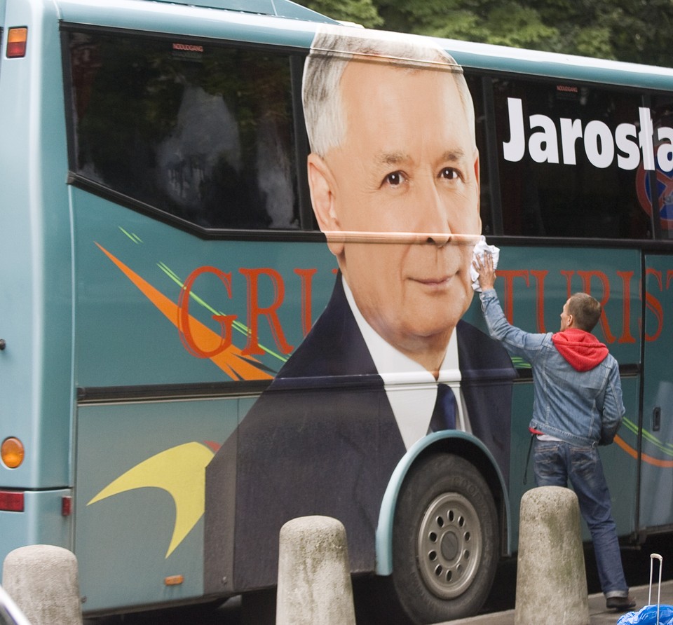 WARSZAWA AUTOKAR WYBORCZY KACZYŃSKI