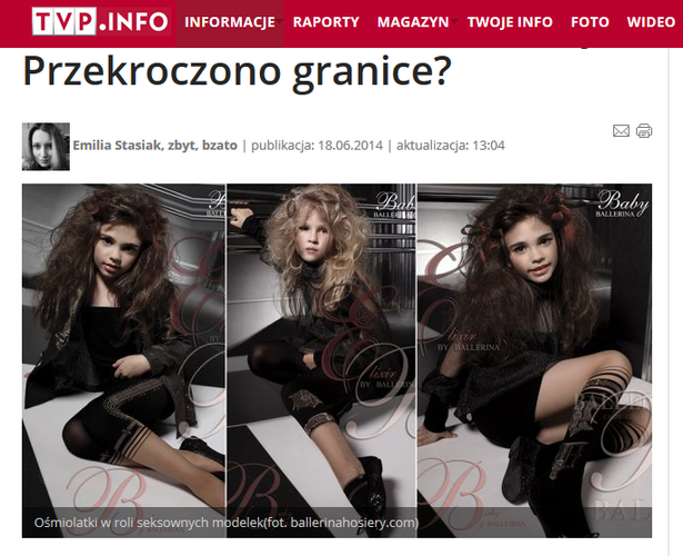 Prowokacyjna reklama z udziałem dzieci