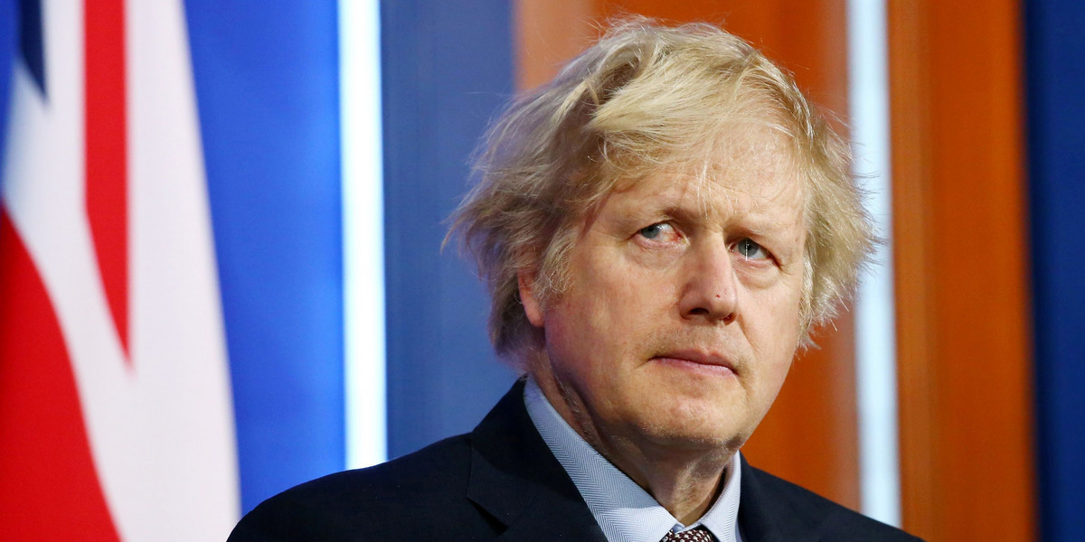 Premier Wielkiej Brytanii Boris Johnson.