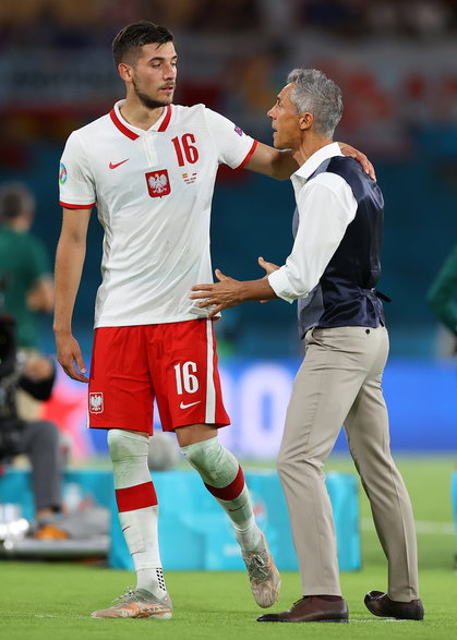 Jakub Moder i Paulo Sousa