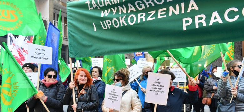 Protest budżetówki. "Gdzie podwyżki, panie premierze?"