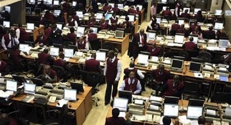 Nigerian Stock Exchange in session