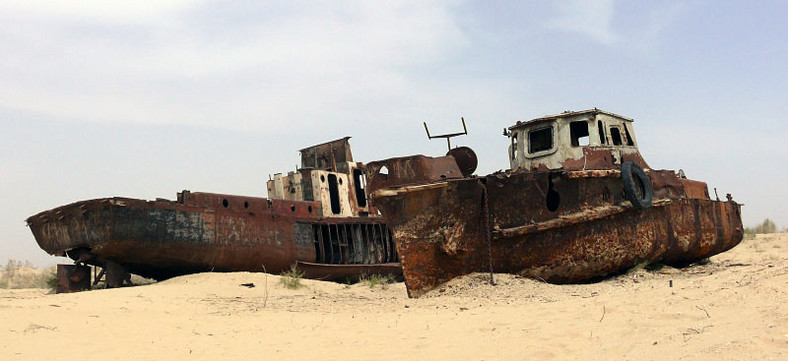 Morze Aralskie niepostrzeżenie odeszło, a wraz nim złudzenia o świetlanej przyszłości Mujnaku