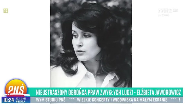 Elżbieta Jaworowicz w młodości