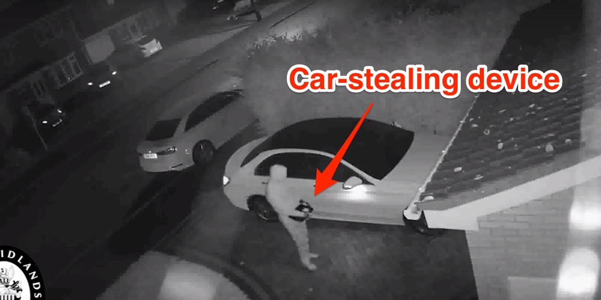 Thieves stole a high-tech Mercedes by tricking its sensors into thinking they had the keys