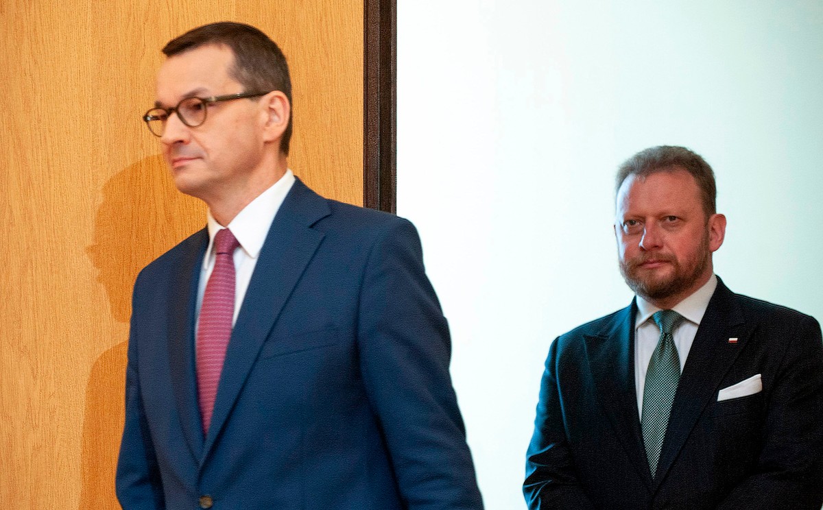 Mateusz Morawiecki i Łukasz Szumowski