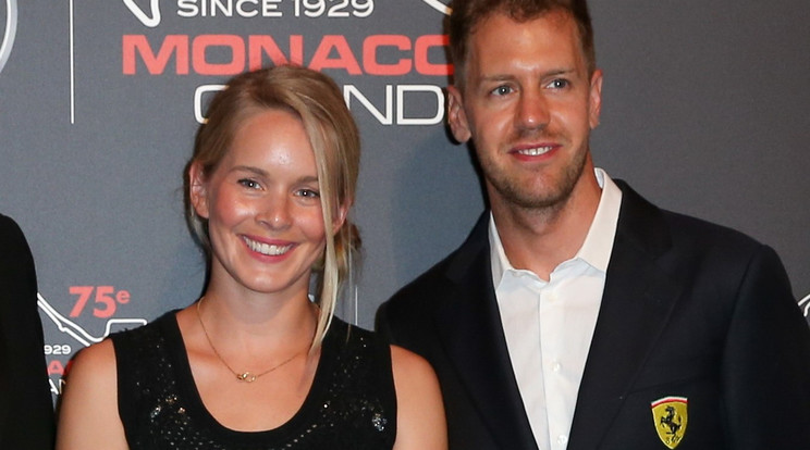 Hanna Prater oldalán boldognak érezheti magát Sebastian Vettel, de a Forma–1-ben mostanában nincs sok öröme/ Fotó: Profimedia-Reddot