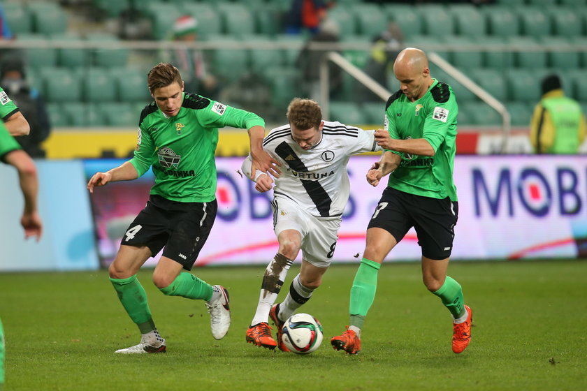 Legia Warszawa pokonała 2:1 Górnika Łęczna w 18. kolejce ekstraklasy