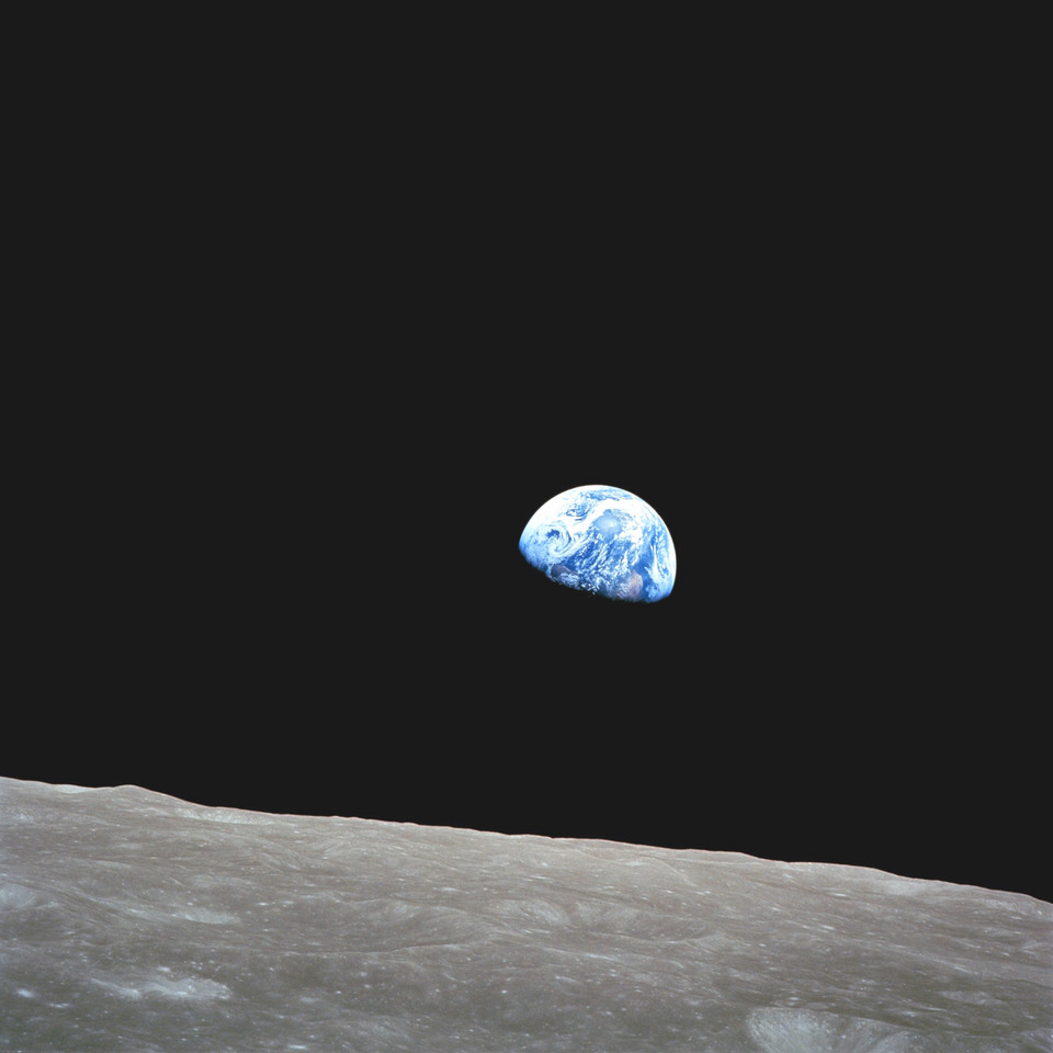Pierwszy widziany przez człowieka wschód Ziemi, misja Apollo 8 1968 rok