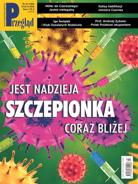 Okładka najnowszego wydania tygodnika "Przegląd"