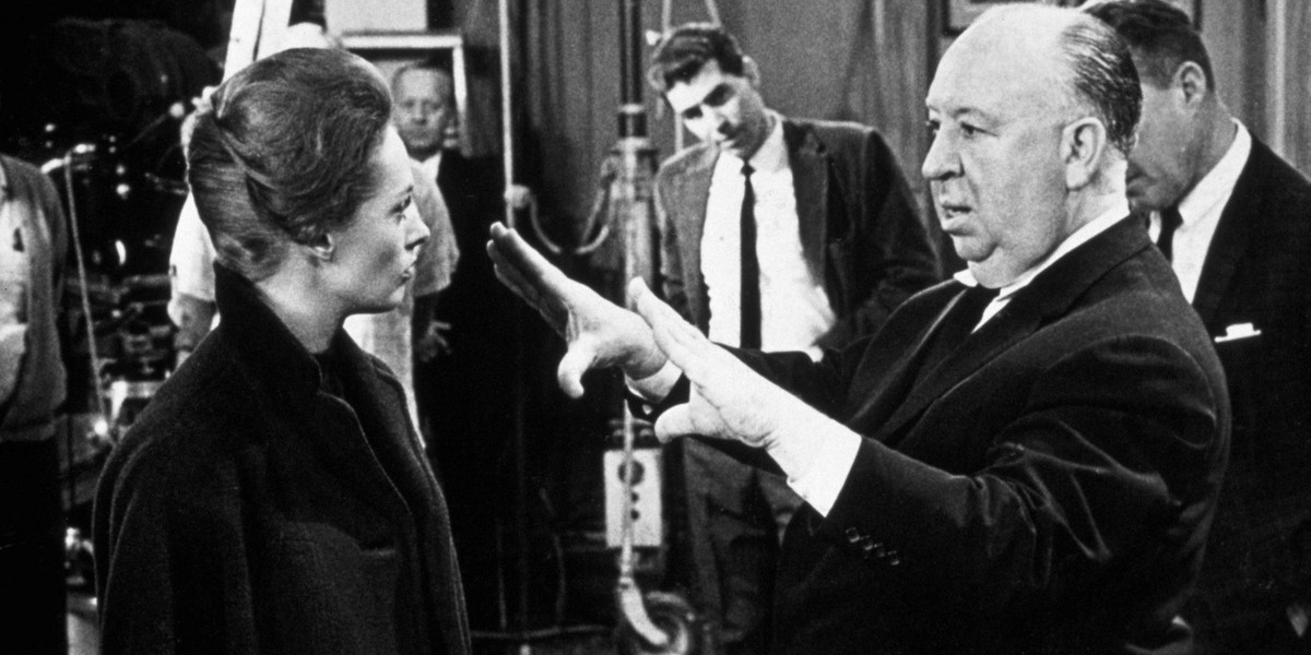 Tippi Hedren i Alfred Hitchcock