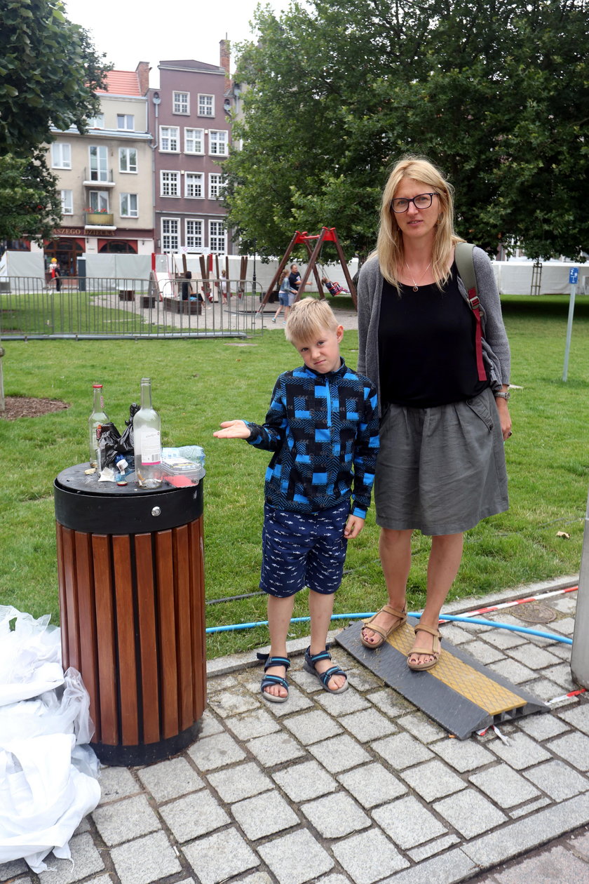 Sylwia Kramer (44 l.) z synem Kajetanem (7 l.), turyści ze Stargardu