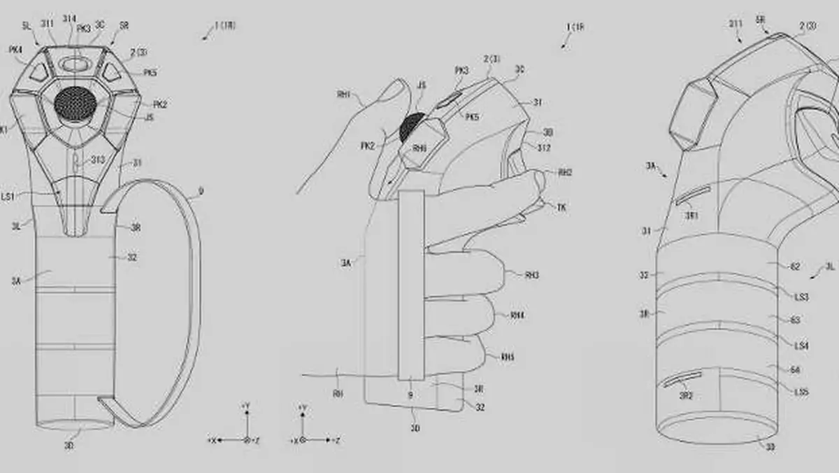 Sony patentuje nowe kontrolery ruchowe VR