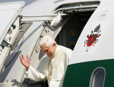 GERMANY-POPE-WYD-ARRIVAL-CAP
