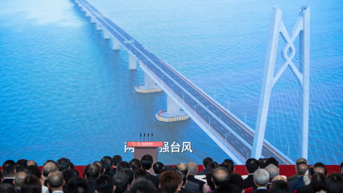 Otwarcie mostu Zhuhai