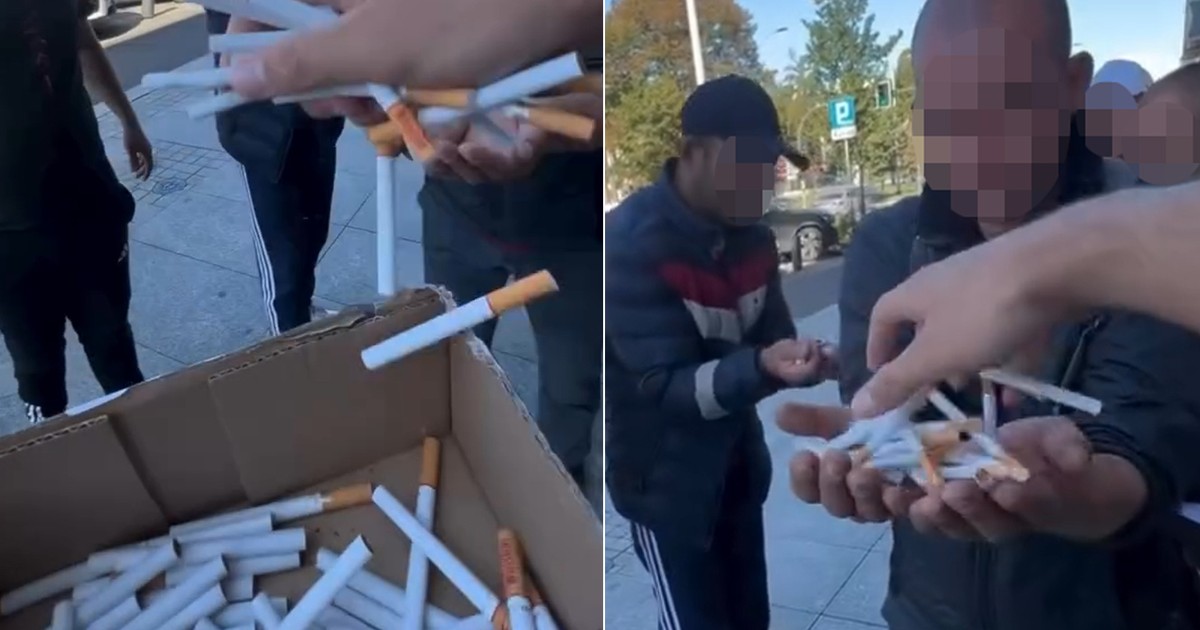 Ukraiński patoinfluencer w podły sposób upokarzał bezdomnych w Szczecinie. W końcu się doigrał