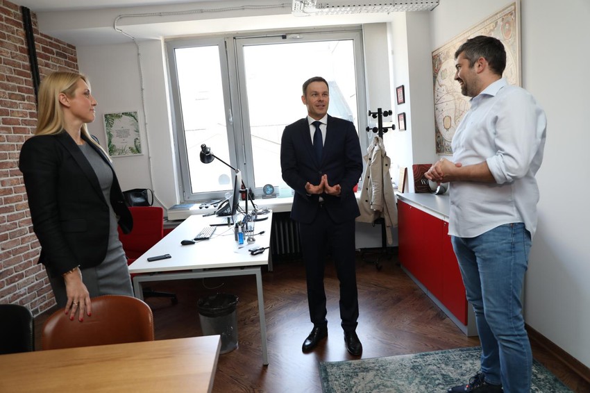 Siniša Mali posetio je redakciju Blica