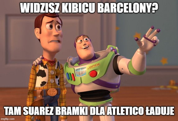 Memy po efektownym debiucie Luisa Suareza w Atletico Madryt