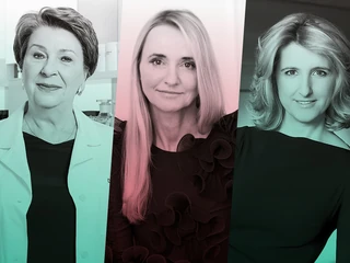 Od lewej: Irena Eris, Joanna Makowiecka-Gatza, Grażyna Piotrowska-Oliwa 